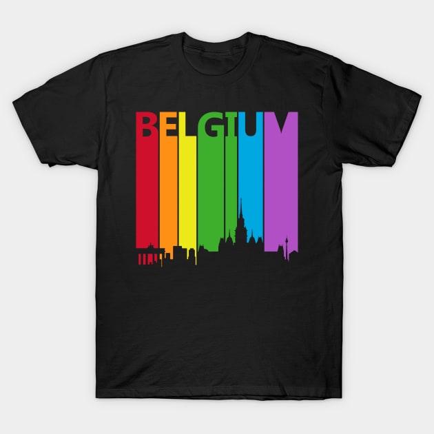 Belgium LGBT Gay Pride T-Shirt by GWENT